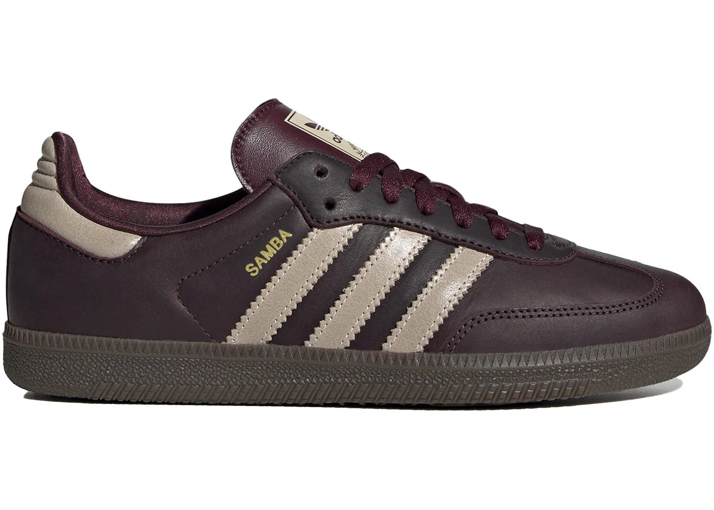 adidas Samba OG Maroon Crystal Sand (Women's) - TrueSize