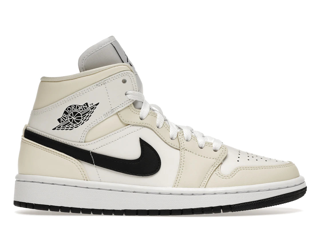 Jordan 1 Mid Coconut Milk (Women's) - TrueSize