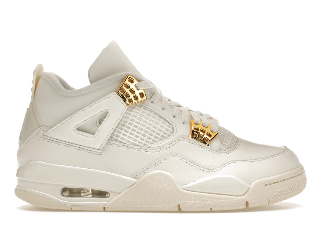 Jordan 4 Retro Metallic Gold (Women's) - TrueSize