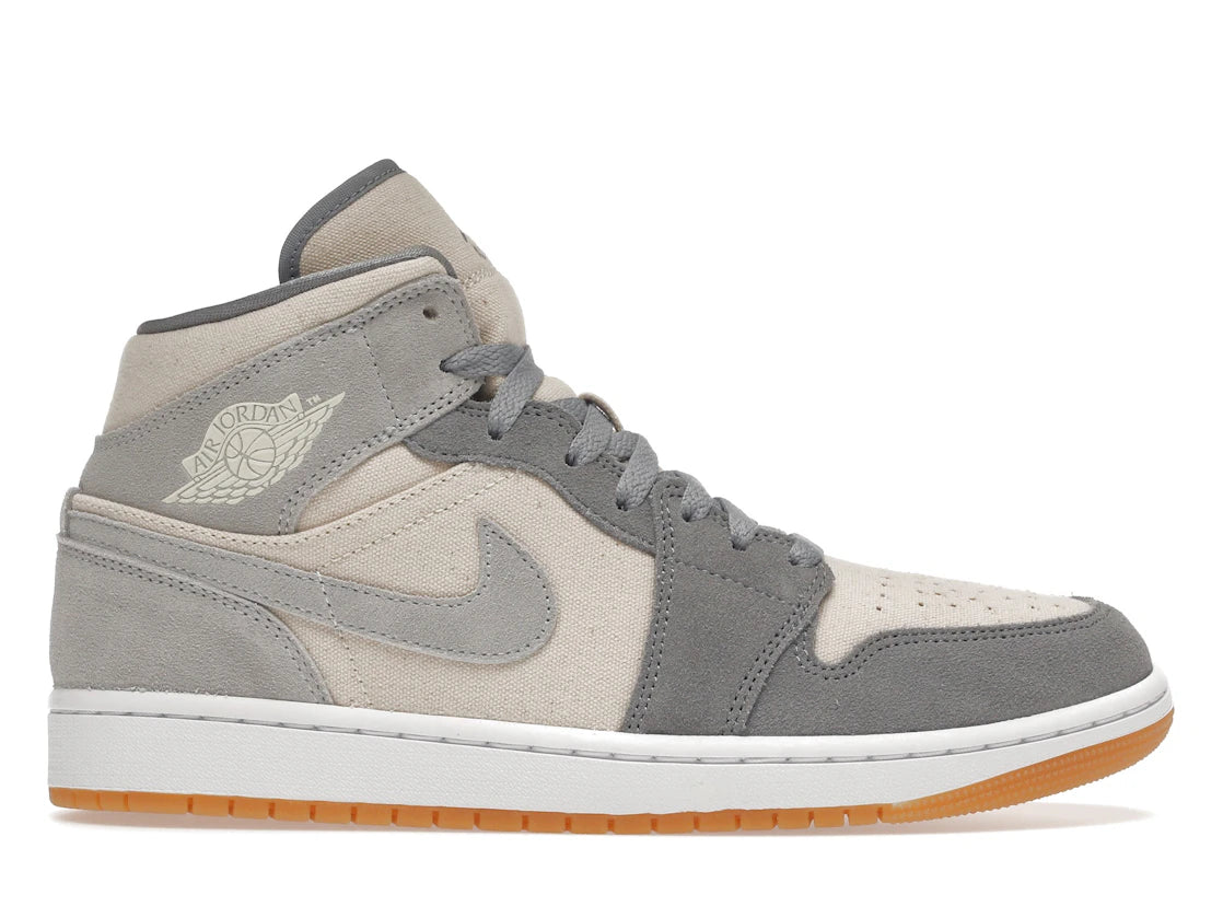 Jordan 1 Mid SE Coconut Milk Particle Grey - TrueSize