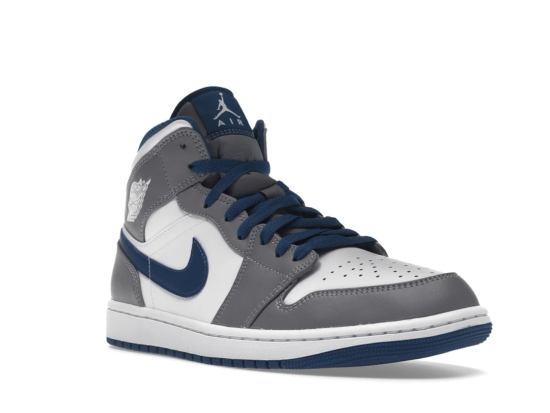 Jordan 1 Mid True Blue - TrueSize