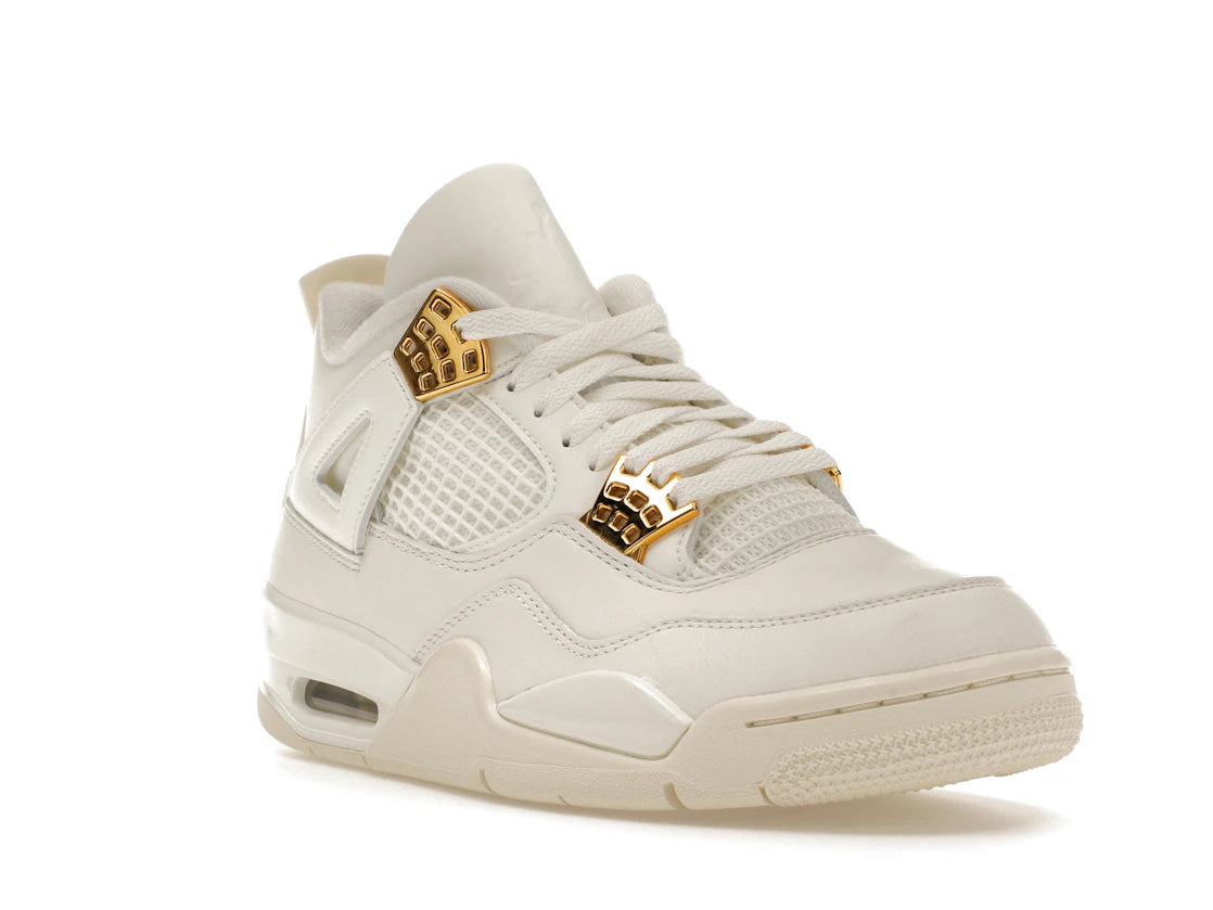 Jordan 4 Retro Metallic Gold (Women's) - TrueSize