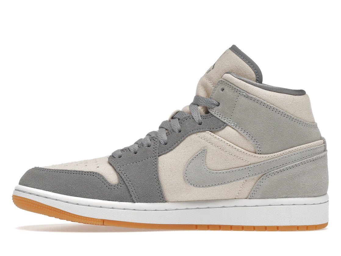 Jordan 1 Mid SE Coconut Milk Particle Grey - TrueSize