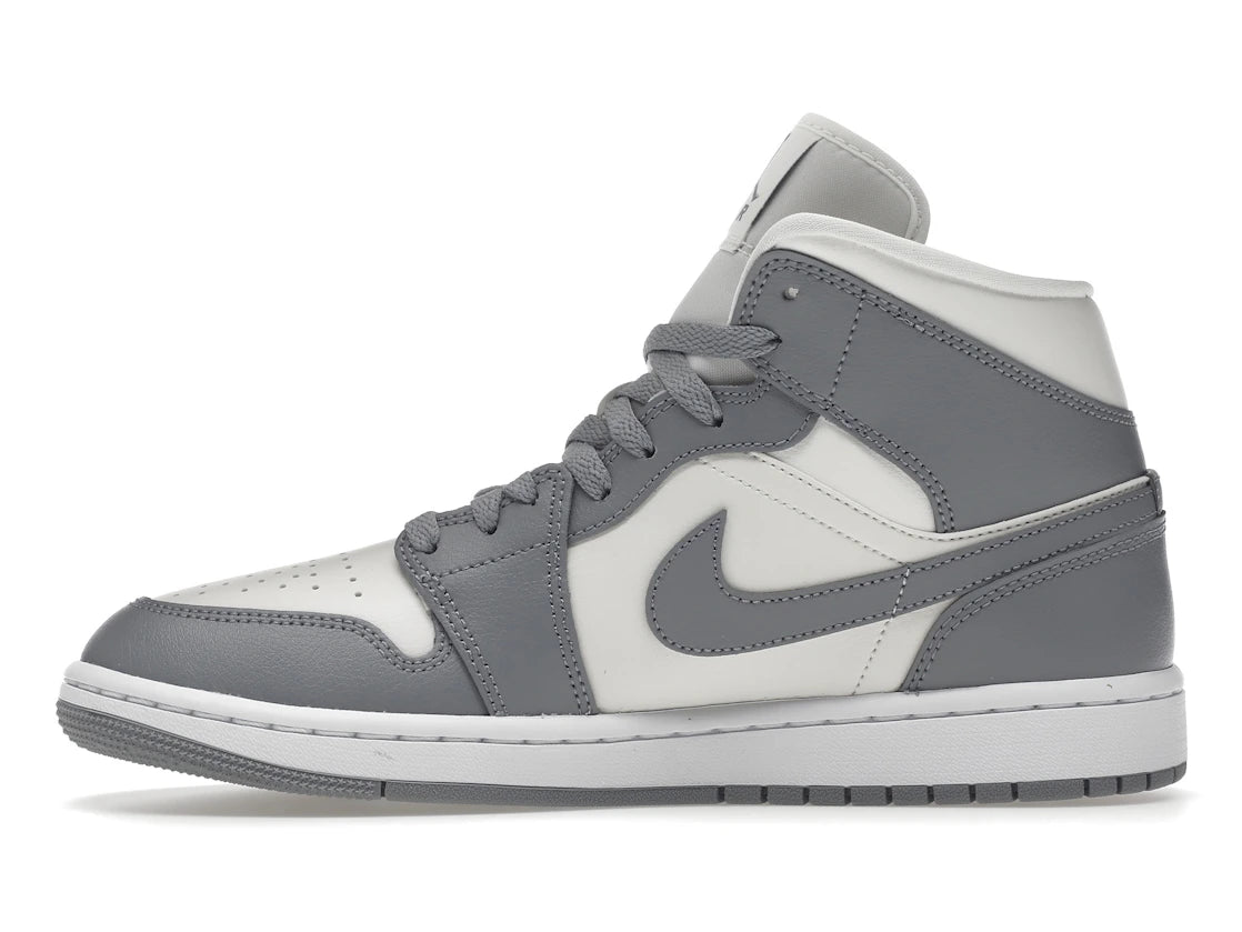 Jordan 1 Mid Stealth (Women's) - TrueSize