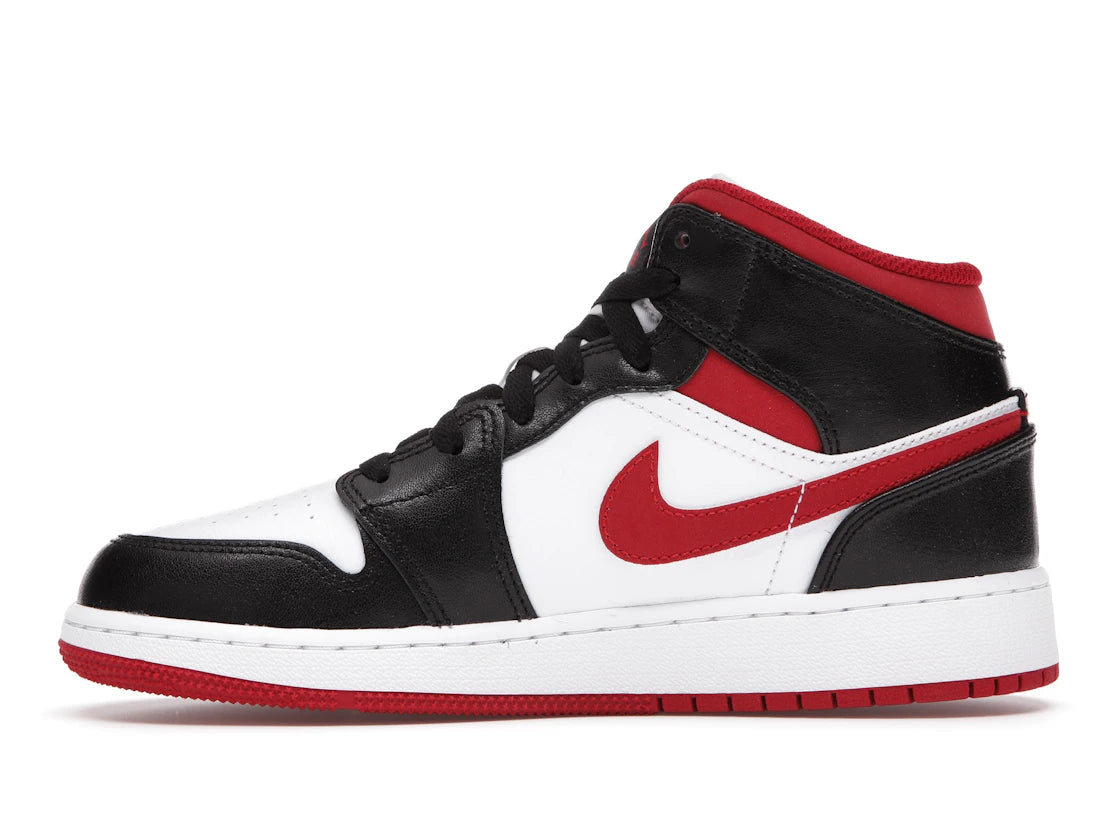 Jordan 1 Mid Gym Red Black White (GS) - TrueSize