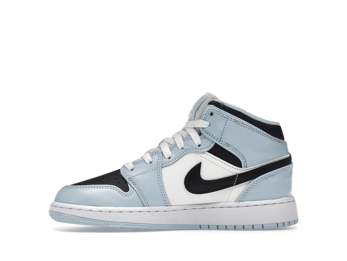 Jordan 1 Mid Ice Blue (2022) (GS) - TrueSize