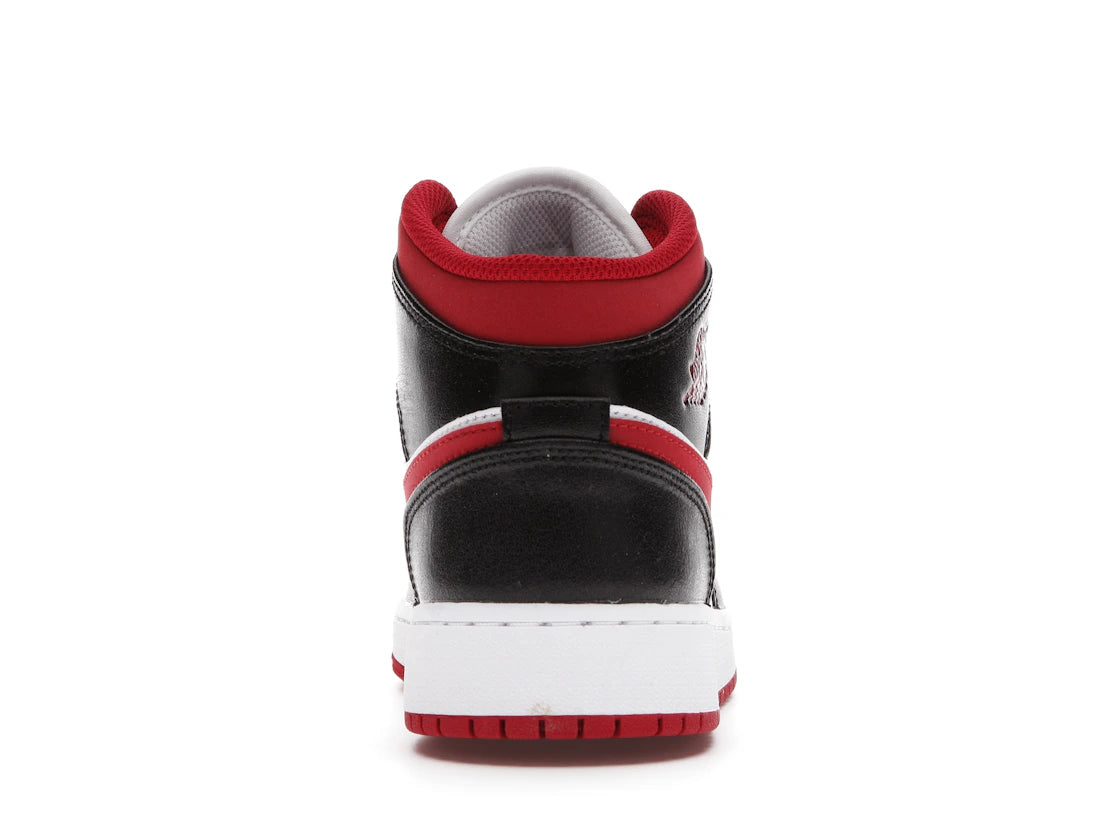 Jordan 1 Mid Gym Red Black White (GS) - TrueSize